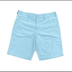 Under Armour Men’s Size 38 Gray Golf Shorts Chinos Flat Front Nylon, Polyester